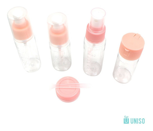 Imagem 2 de 8 de Kit Frascos Para Viagem 6pcs