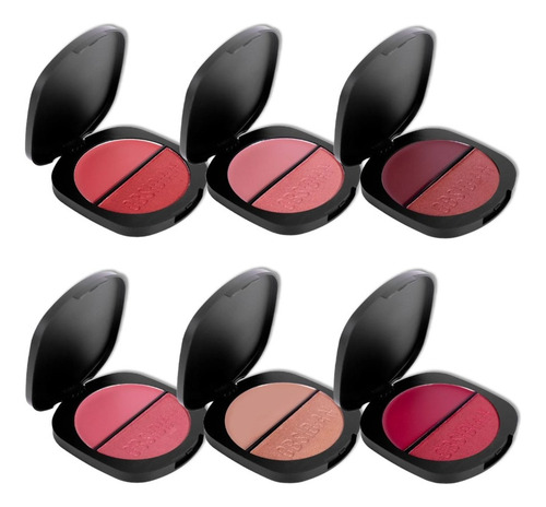 Blush Duo Gemini Linha Obsidian Da Ruby Rose Cor Og06