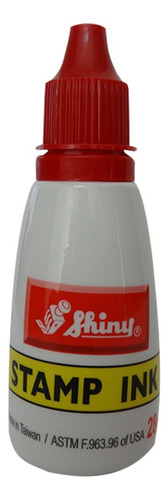 Tinta Sellos Shiny 28ml Por Goteo Base Agua Papel Caja C/10p