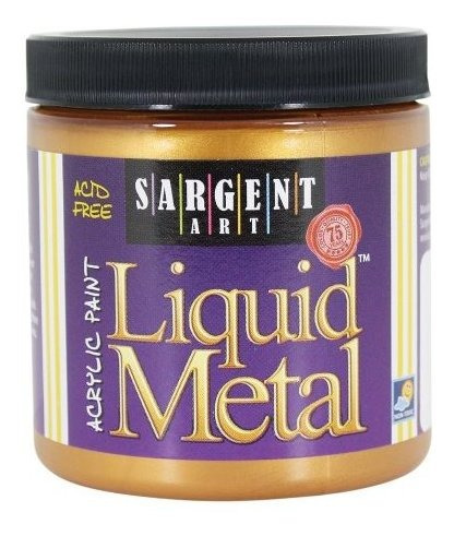 Sargent Art *******-ounce Liquid Metal Acrylic Paint, Aztec 