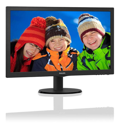 Imagen 2 de 8 de Monitor gamer Philips V 243V5LHSB LCD 23.6" negro 100V/240V