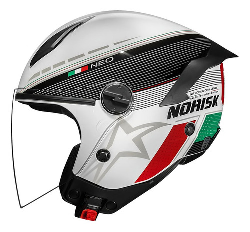 Capacete Norisk Neo Grand Prix Italy Motociclista 