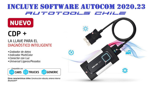 Scanner Multimarca Autocom Para Sist Delphi Dpf Luz Servicio