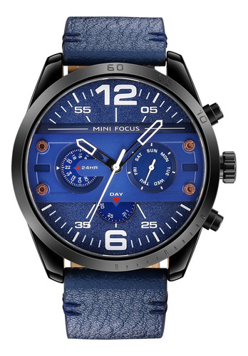 Reloj Deportivo Lujo Hombre Regalo Mini Focus Cuarzo Tx-15