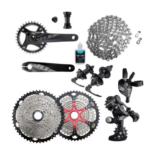 Kit Grupo Gta 12v Bike K7 11/52 Mtb 1x12v C/ Cubos