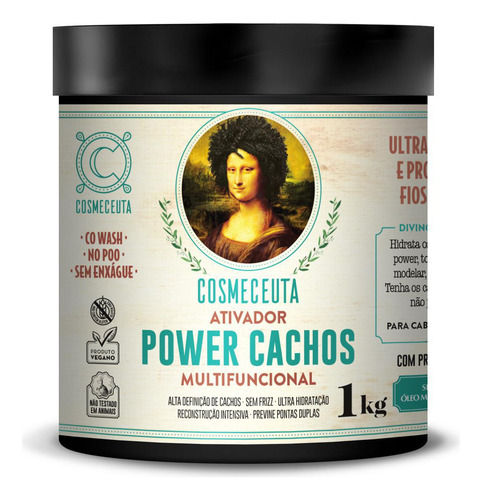 Creme Multifuncional Power Cachos 1 Kilo Cosmeceuta.