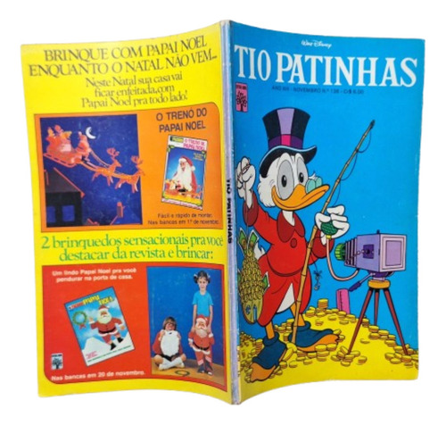 Hq Gibi Tio Patinhas N. 136 Nov 1976 Edit Abril Ótimo! (Usado)