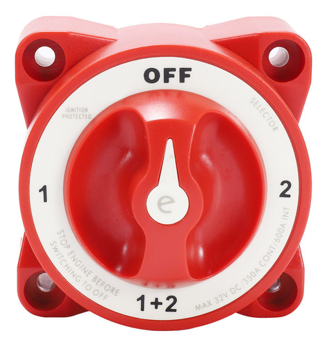 Interruptor Aislador De Batería Doble Para Barcos 9002e, 32