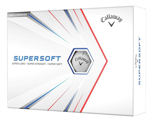 Pelotas Bolas De Golf Callaway 2021 Supersoft Blanco