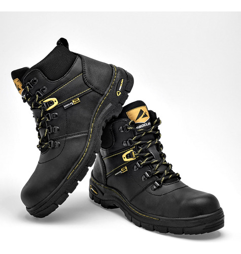 Bota Hombre Cliff 5314 Negro 124-979