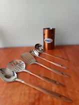 Comprar Set De Utensilios + Porta Utensilios Eurochef 5 Piezas