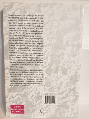 El Fractalista- Benoit Mandelbrot- Libro Nuevo