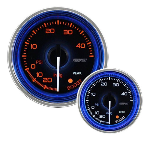 Reloj Presión De Turbo Prosport Crystal Blue Ambar / Blanco