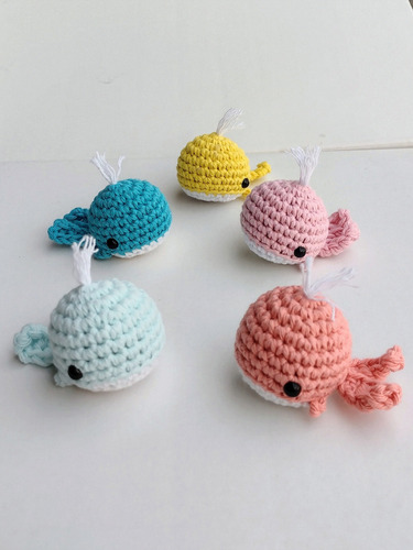 Ballenitas Tejidas Amigurumis Souvenirs X 40 Unid