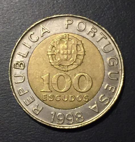Por056 Moneda Portugal 100 Escudos 1998 Vf-xf Ayff