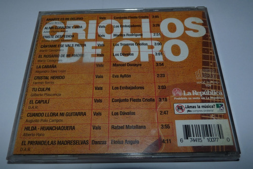 Jch- Criollos De Oro Varios Cd (Usado)