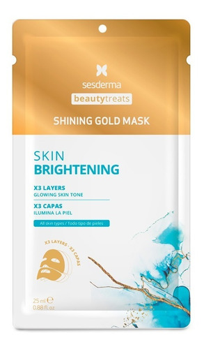 Máscara Facial Shining Gold Mask Sesderma Skin Brightening