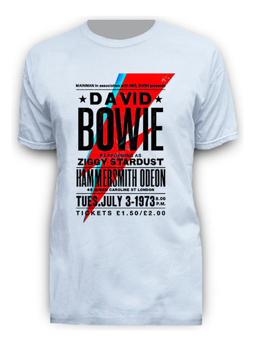Remera David Bowie Ziggy Stardust