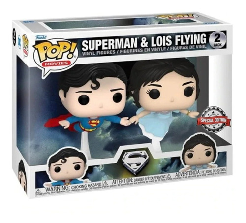 Funko Pop! Superman Y Lois Volando 2 Pack (en D3 Gamers)