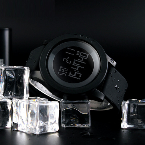 Reloj Deportivo Led Coreano Estadounidense: Negro, Modelo 11