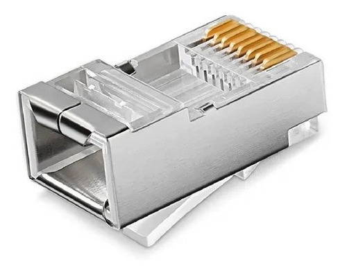 Conector Rj45 Cat5 Blindados Caja 100 Unidades Wireplus+