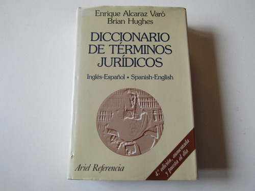 Diccionario De Terminos Juridicos Ingles-español