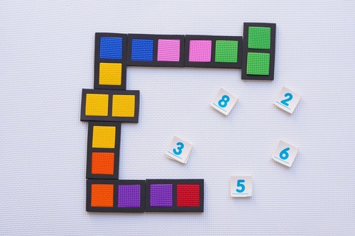 Juego Dominó Armable Colores Aprendizaje Interactivo Equipos