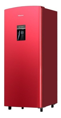 Refrigerador Hisense Rr63d6wrx 7p Rojo