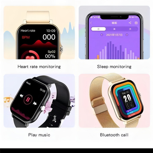 Smartwatch Gt20 Rosé Gold Faz Recebe Chamada Foto Na Tela Cor da caixa Dourado Cor da pulseira Dourado Cor do bisel Dourado Desenho da pulseira Steel Belts