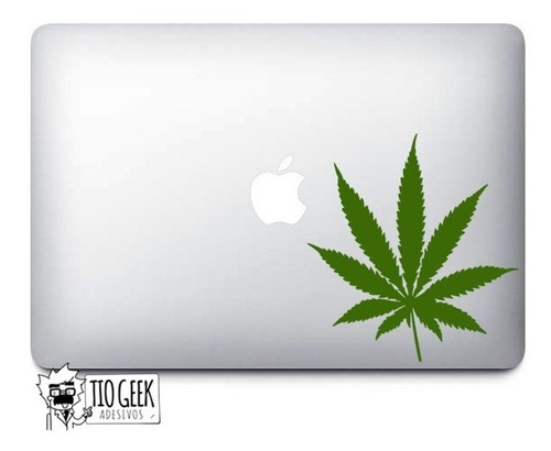 Adesivo Marijuana / Cannabis - Pot Leaf Sativa Macbook