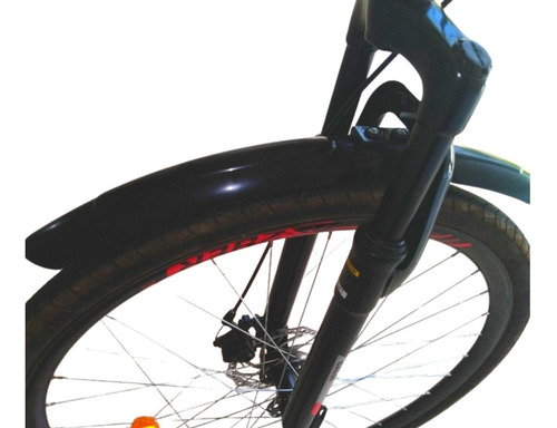 Imagem 2 de 10 de Paralama Em Nylon Para Bicicleta Aro 26 Par