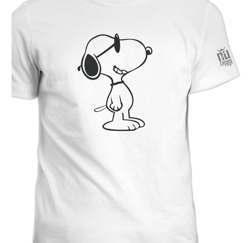 Camiseta Cuello Redondo Perro Snoopy Ink