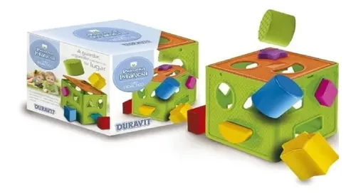 Cubo Primeras Formas Juego Didactico Encastre Duravit
