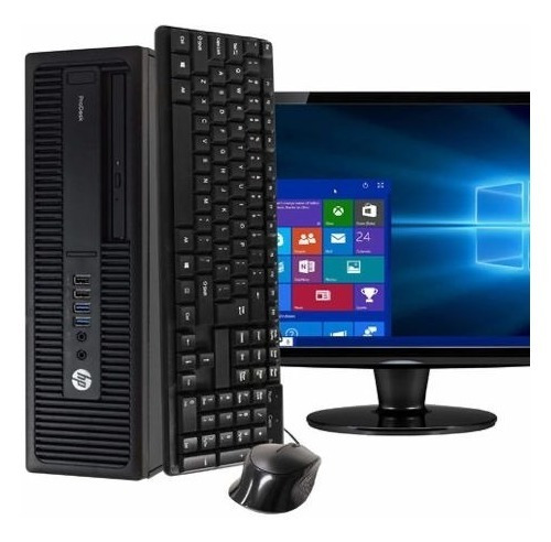 Pc Cpu Completa Hp Core I3 8 Gb Ddr3 500 Gb Monitor 17 (Reacondicionado)