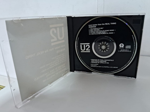 Cd U2 - Even Better Than The Real Thing (remixes) (Usado)