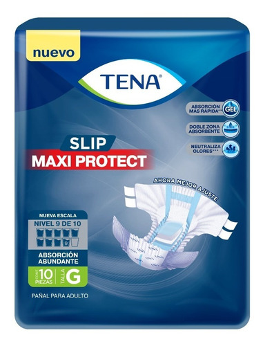 Imagen 1 de 4 de Tena Slip Maxi Protect Grande 10 Piezas