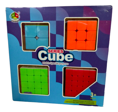 Set X4 Cubos Rubik Serie Special-purpose