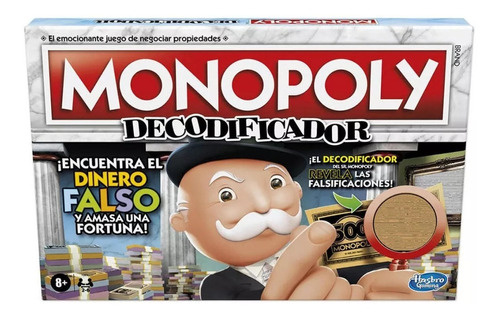 Monopoly Decodificador Español - Hasbro Gaming