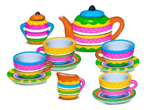 Set Tazas De Té De Cerámica Para Pintar 15 Piezas 