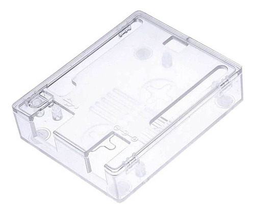Case Para Arduino Uno Em Plástico Abs Transparente C/ Nf-e