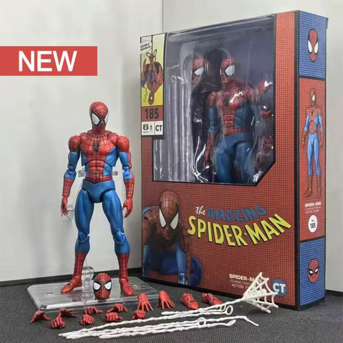 Action Figure Spider Man / Homem Aranha Ct Toys 185 / Mafex