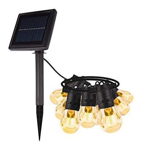 Luces Solares De Cadena Led 1w Vintage Edison - Bombillas De