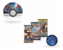 Comprar Pokemon Great Pokebola Tcg Tin  3 Booster + 1 Coin