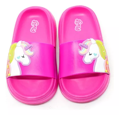 Chinelo Slide Nuvem Infantil Rosa Moranguinho Frutinhas - AliExpress