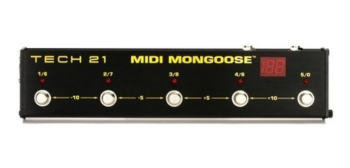 Imagen 1 de 1 de  Pedal Controlador Midi Tech 21 Mmg1 Midi Mongoose -