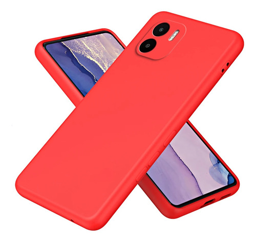 Funda Case Para Xiaomi Redmi A2 Soft Feeling Antishock Rojo