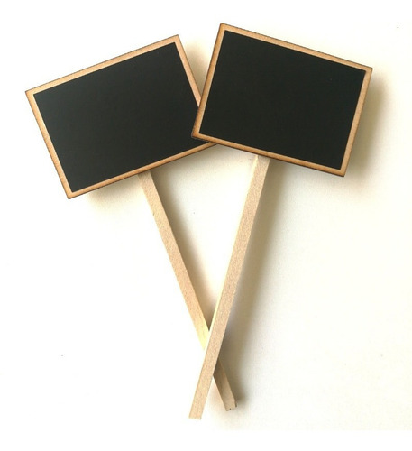 Pizarras De Madera 7x5 Cms Para Banquetería Buffet Candy Bar