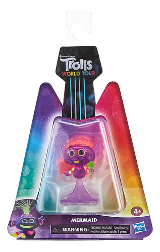 Trolls Dreamworks World Tour Mermaid, Muñeca Coleccionable C