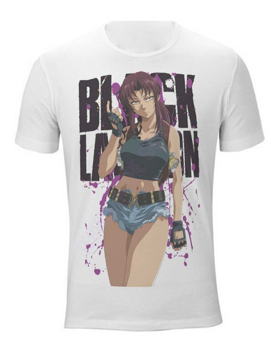 Playera Black Lagoon Revy Dos Manos Anime Burakku Ragn Cazar