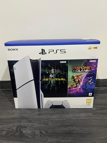 Playstaton 5 Slim Edición Con Lector Más 2 Juegos Blanco